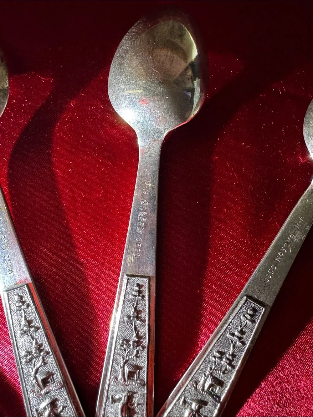 Vintage Silver Coffee Spoons - Set of 4